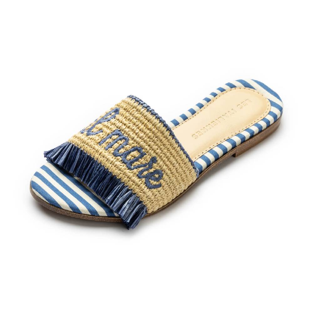 Les Italiennes Portami al Mare – Blu/Beige Rigato Italy