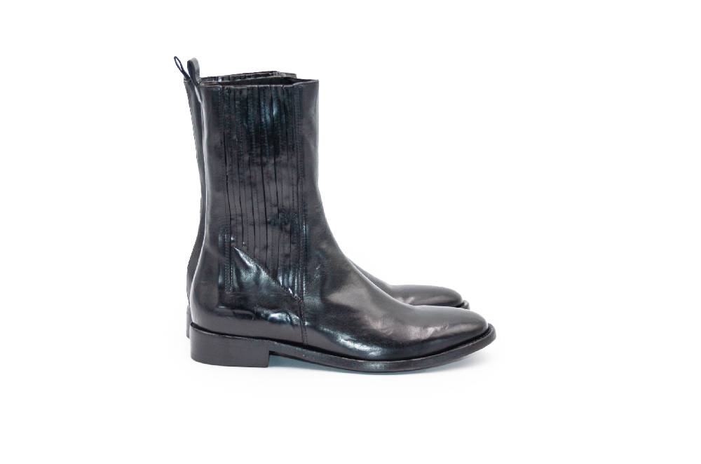 King Tartufoli ELASTIC BOOT BLK CAV In Saldo