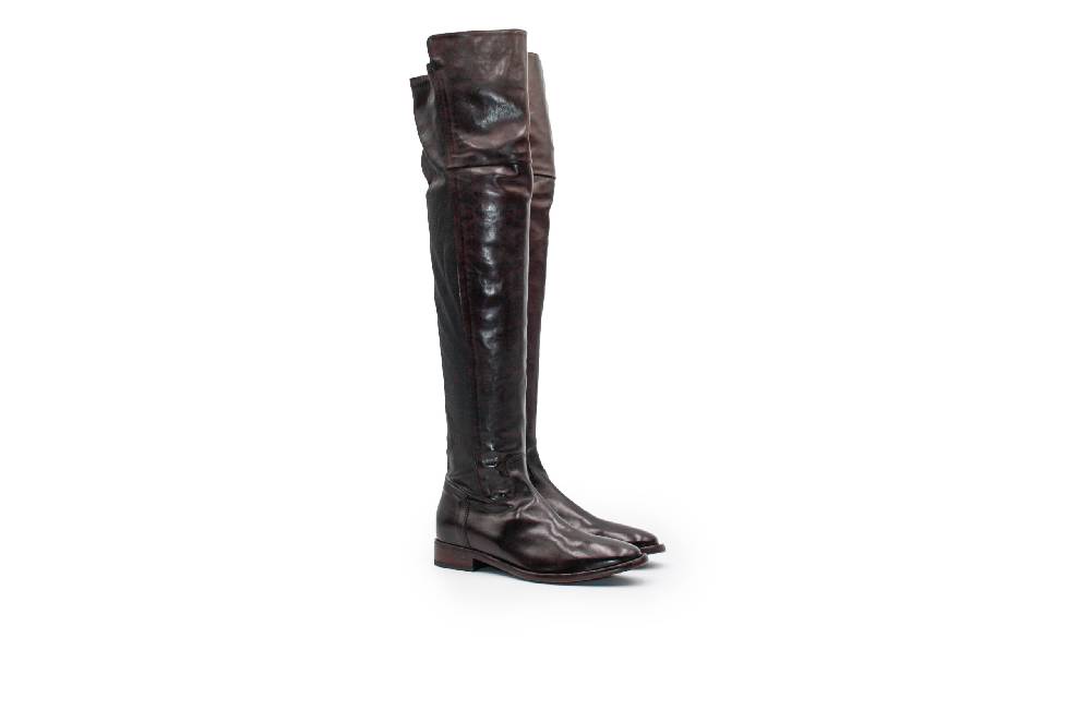 King Tartufoli LONG BOOTS BWN Nuova