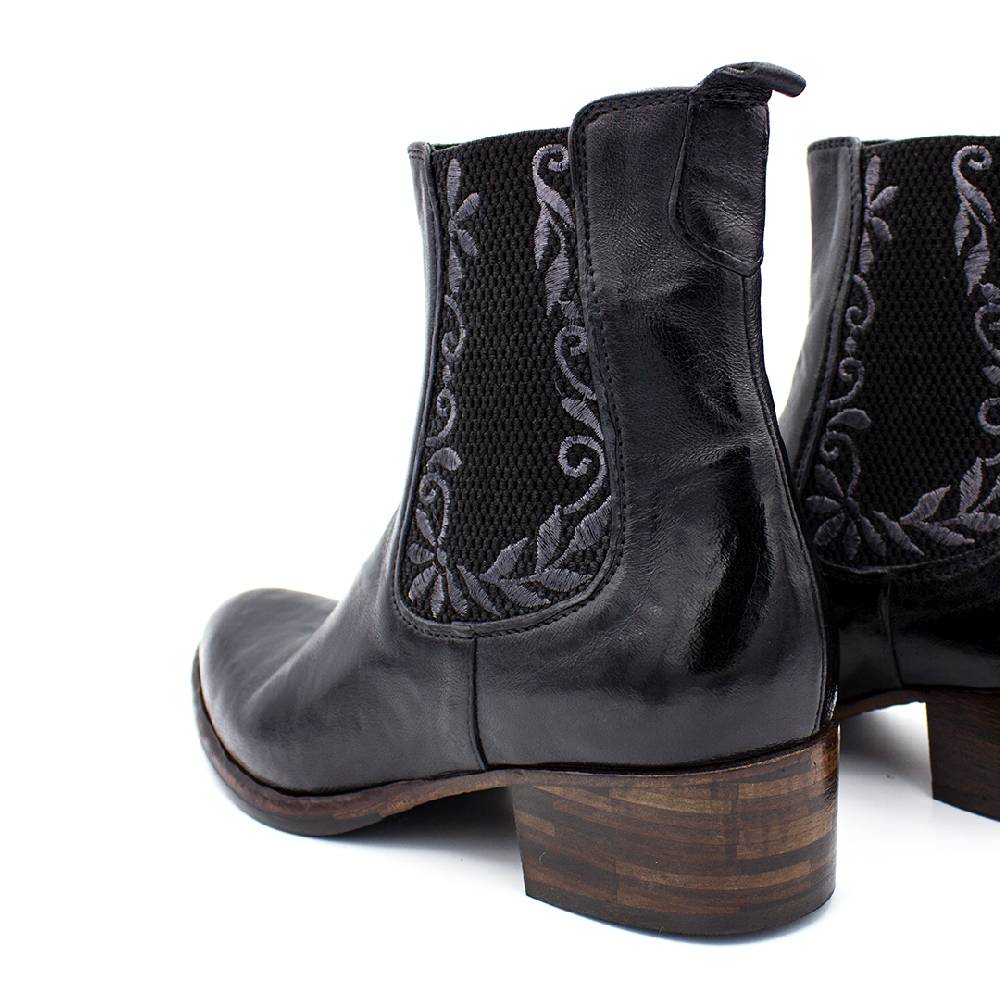 King Tartufoli EMBROIDERED ANKLE BOOT Presa