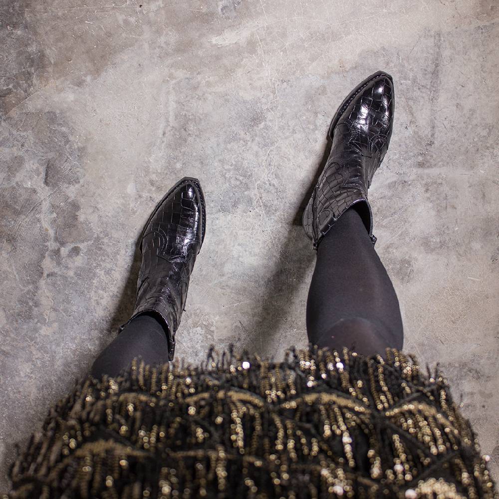 King Tartufoli COCCO ANKLE BOOT BLK Hotsell