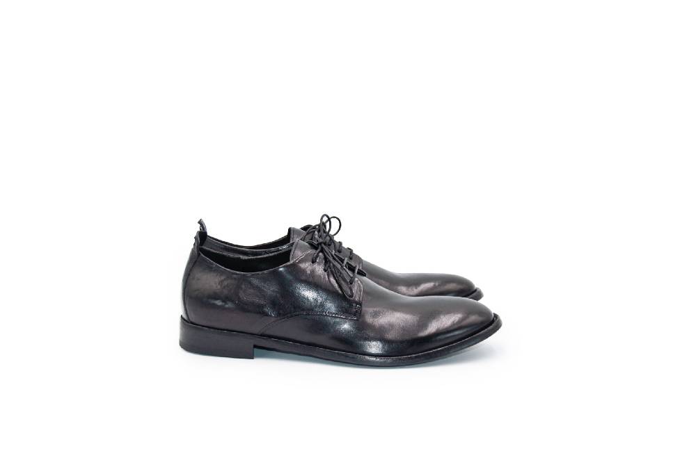King Tartufoli BLACK MAN SHOES Saldi Di Fabbrica