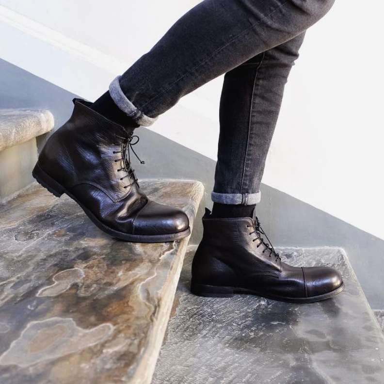 King Tartufoli BLACK MAN ANKLE BOOT Negozio