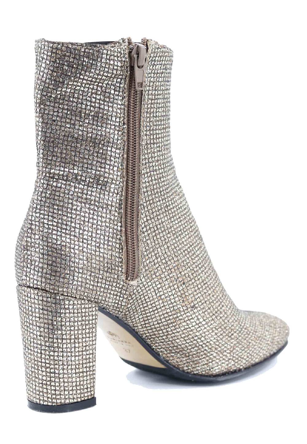 L'ARIANNA Stivaletti tr1692/g da donna in tessuto moon oro Promozione Limitata