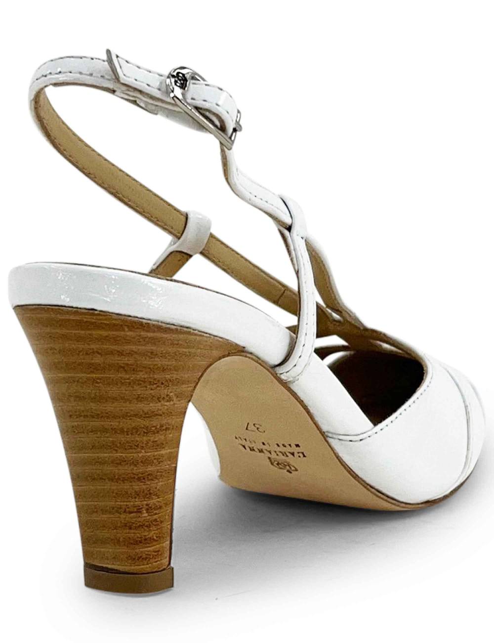 L'ARIANNA Decollete ch1758/c da donna in pelle lux bianco l'arianna Sottocosto