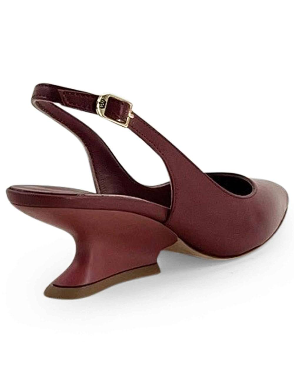 L'ARIANNA decollete ch1754/z slingback color COUTURE con tacco a zeppa l'arianna Presa
