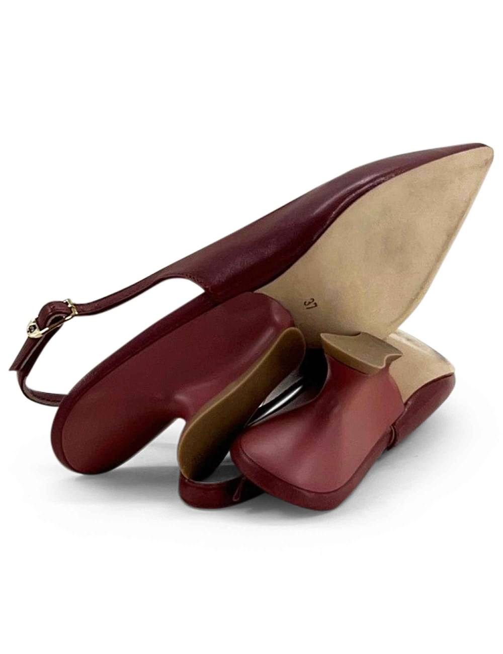 L'ARIANNA decollete ch1754/z slingback color COUTURE con tacco a zeppa l'arianna Presa