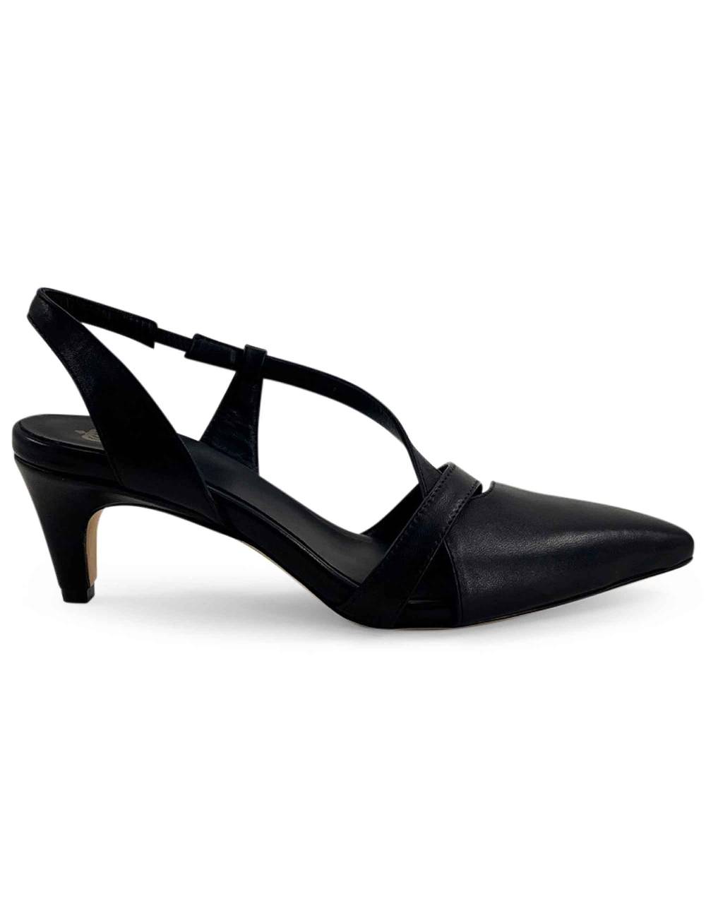 L'ARIANNA Decollete CH1721 da donna in pelle color nero