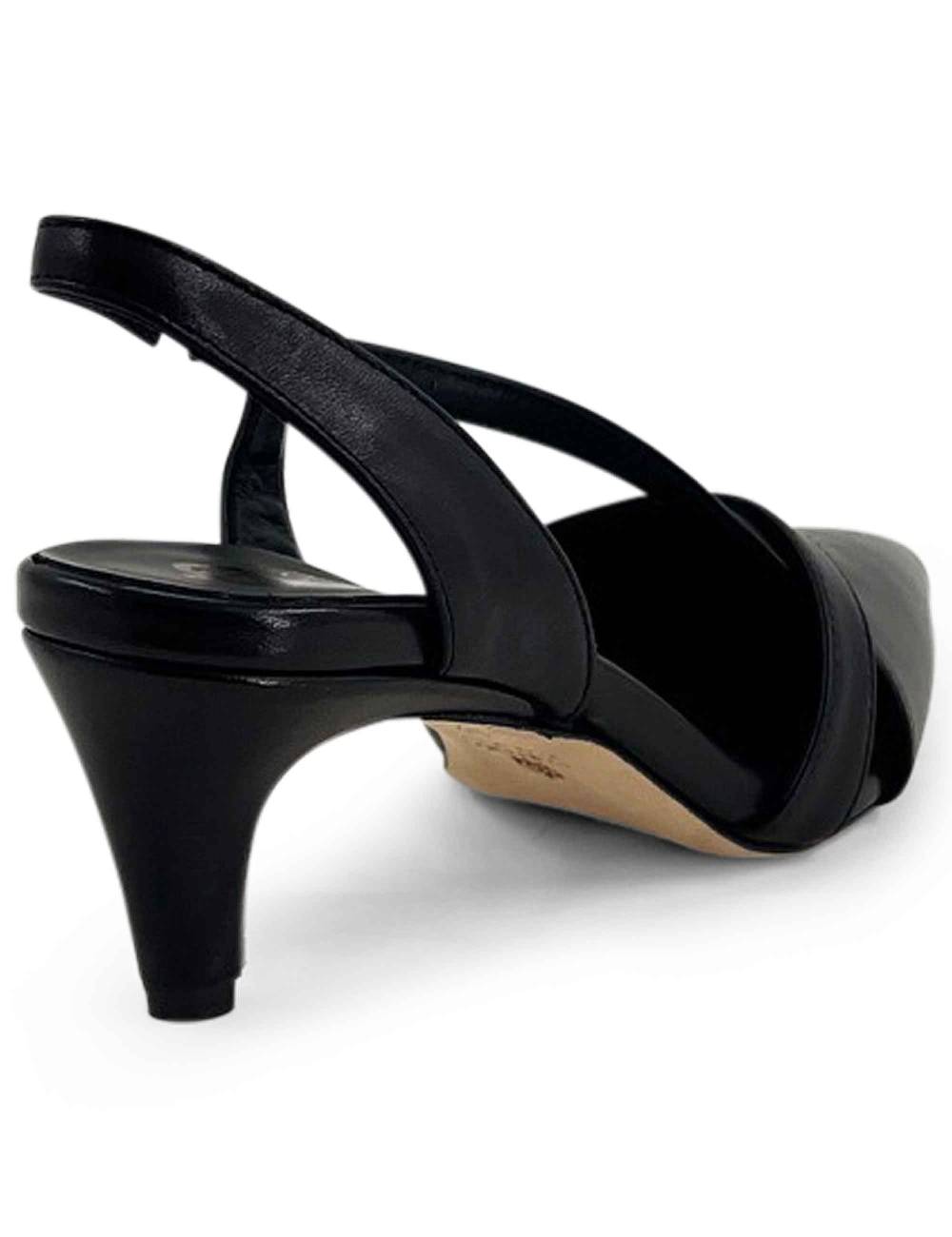 L'ARIANNA Decollete CH1721 da donna in pelle color nero Moda