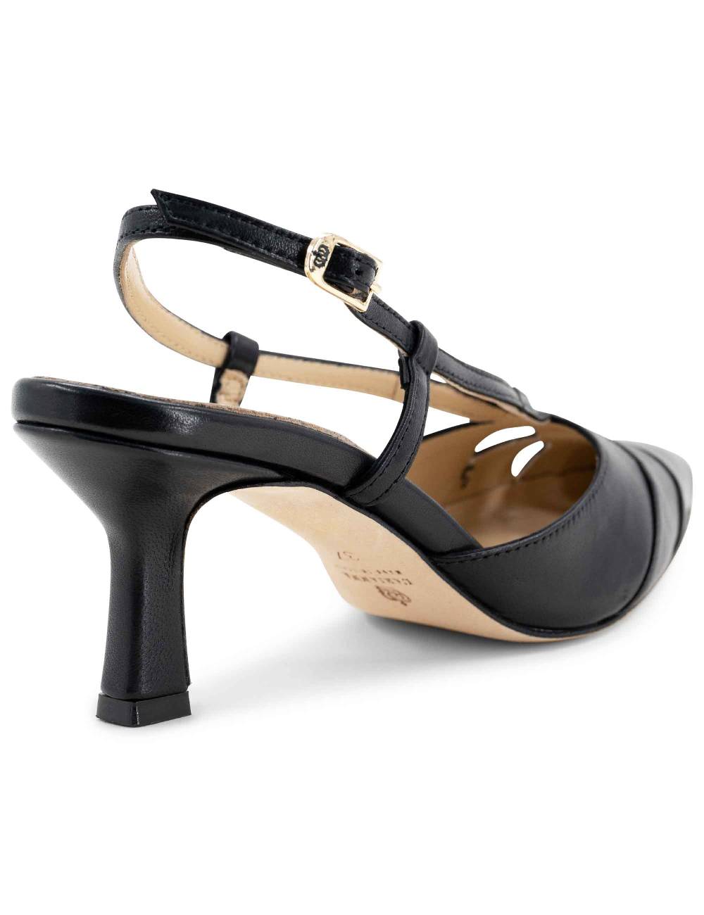 L'ARIANNA Decollete CH1757 da donna in pelle BERLINO NERO L'Arianna In Saldo
