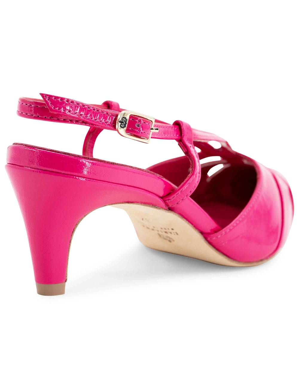 L'ARIANNA Decollete CH1757 da donna in pelle lux fucsia L'Arianna Moda