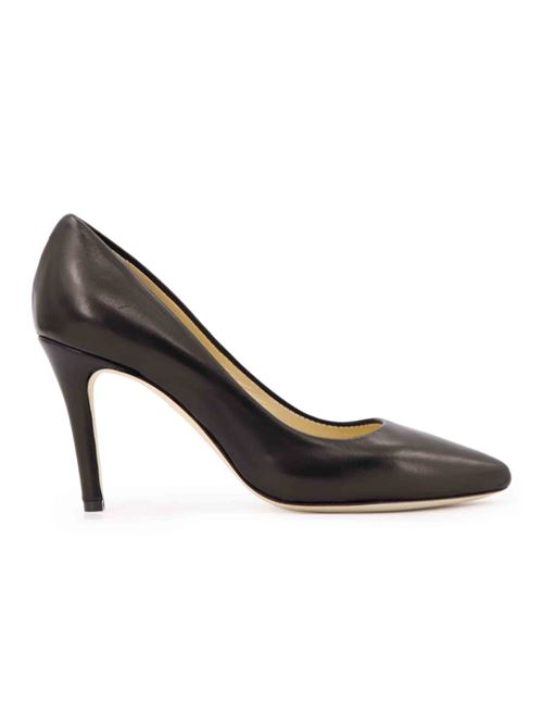 L'ARIANNA Decollete DE1002 da donna in pelle nero con tacco alto