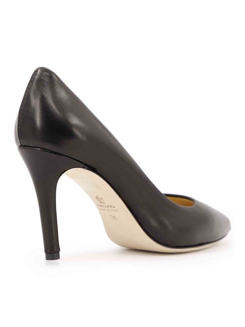 L'ARIANNA Decollete DE1002 da donna in pelle nero con tacco alto In Linea