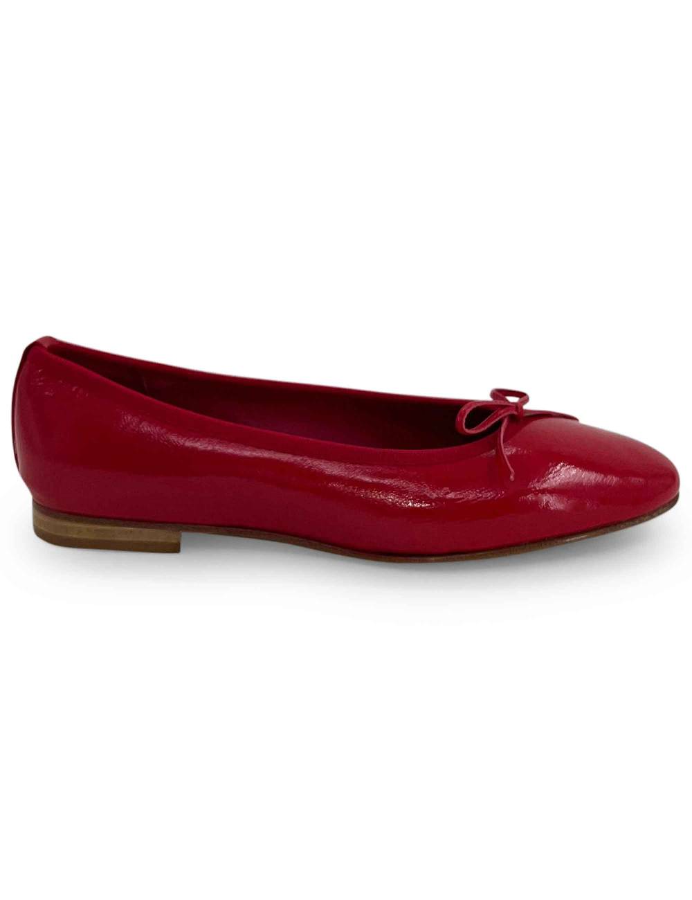 L'ARIANNA ballerina bl1705 in pelle lux rosso