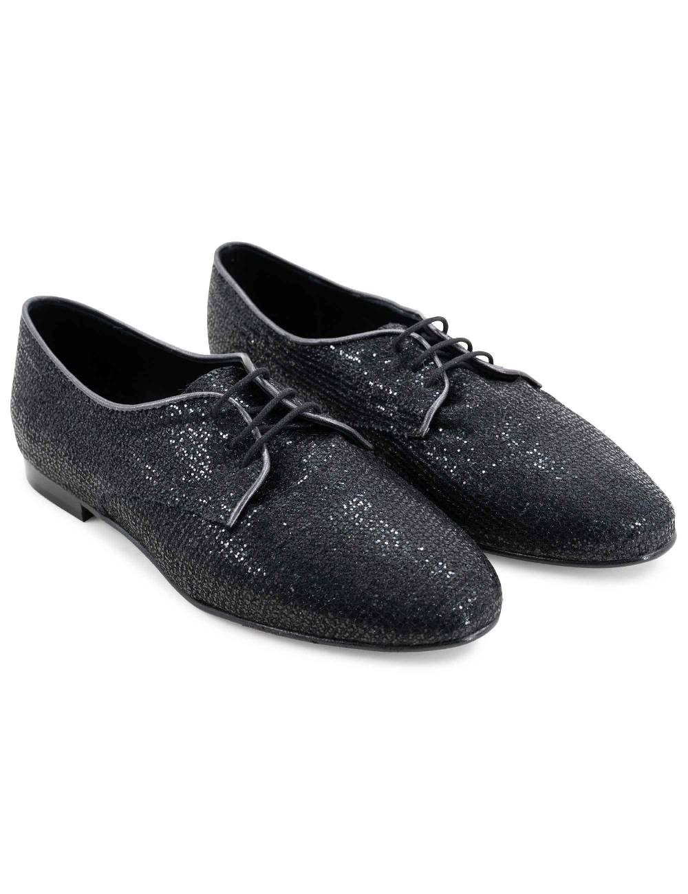 L'ARIANNA scarpina sc1706 donna in tessuto moon nero Duty-free