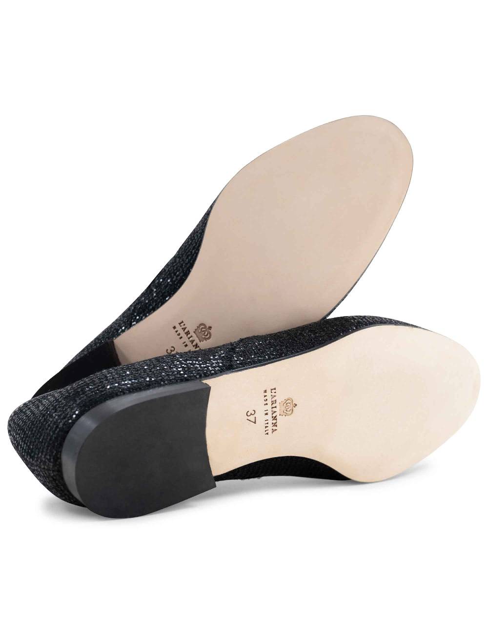 L'ARIANNA scarpina sc1706 donna in tessuto moon nero Duty-free