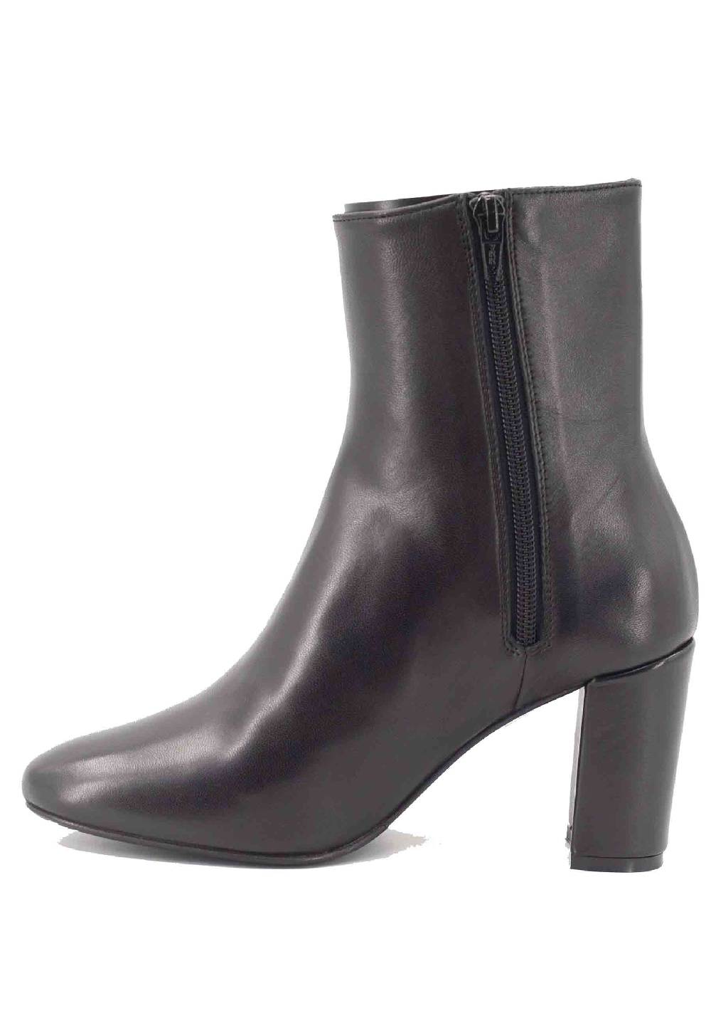 L'ARIANNA Stivaletti TR1692/G in pelle nera Offerta speciale