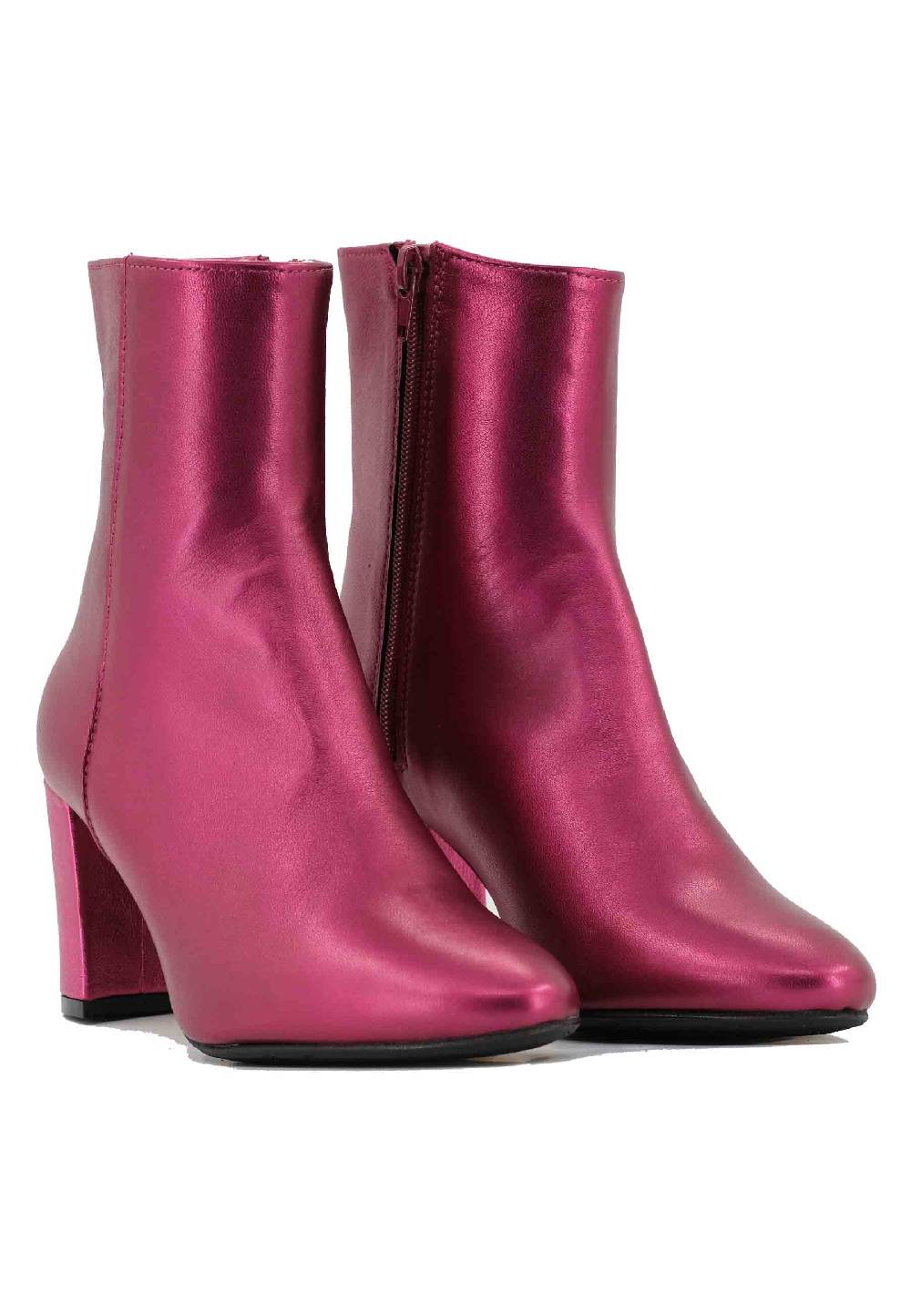 L'ARIANNA Stivaletti TR1692/G in pelle fuxia Cyber Monday