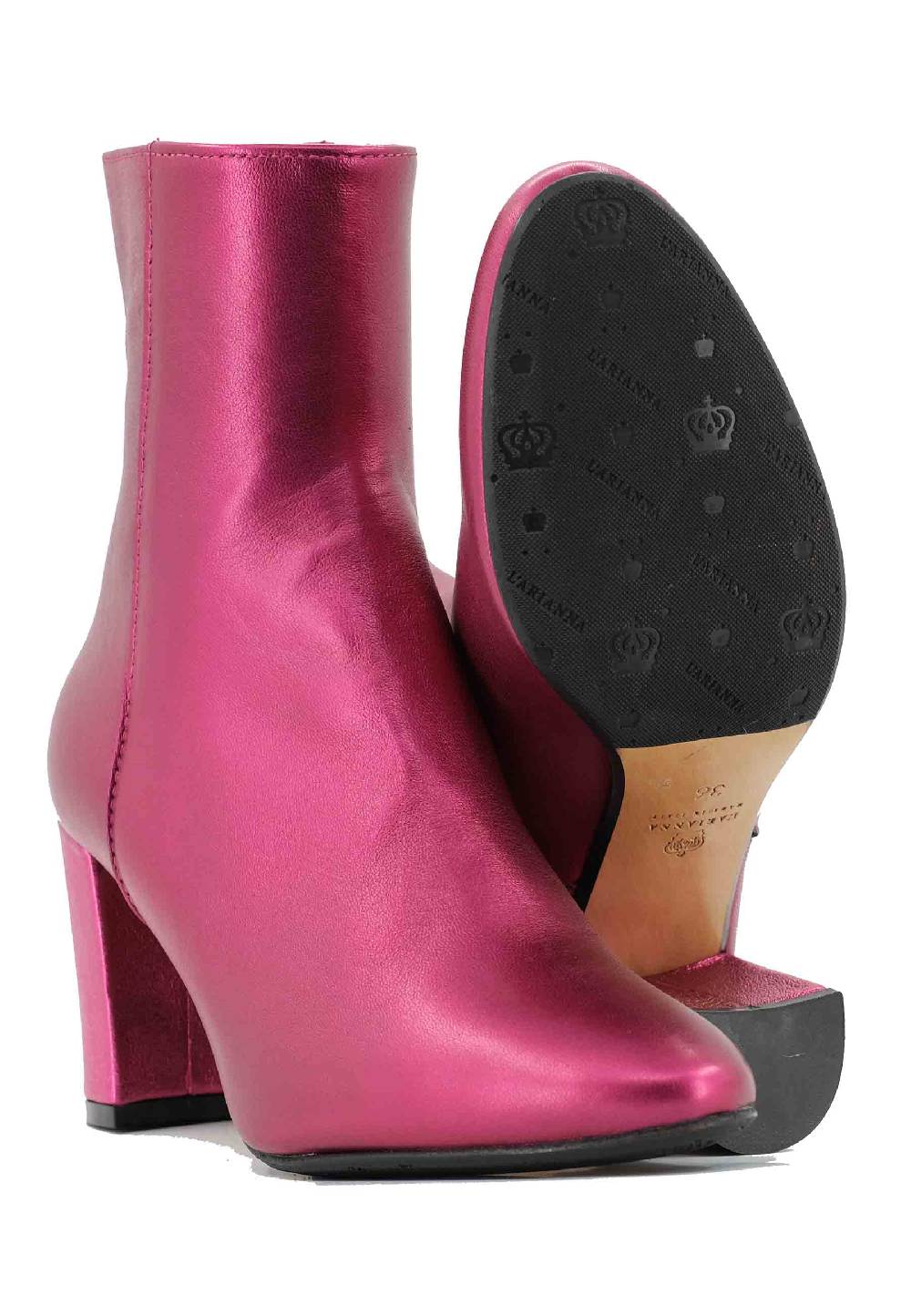 L'ARIANNA Stivaletti TR1692/G in pelle fuxia Cyber Monday