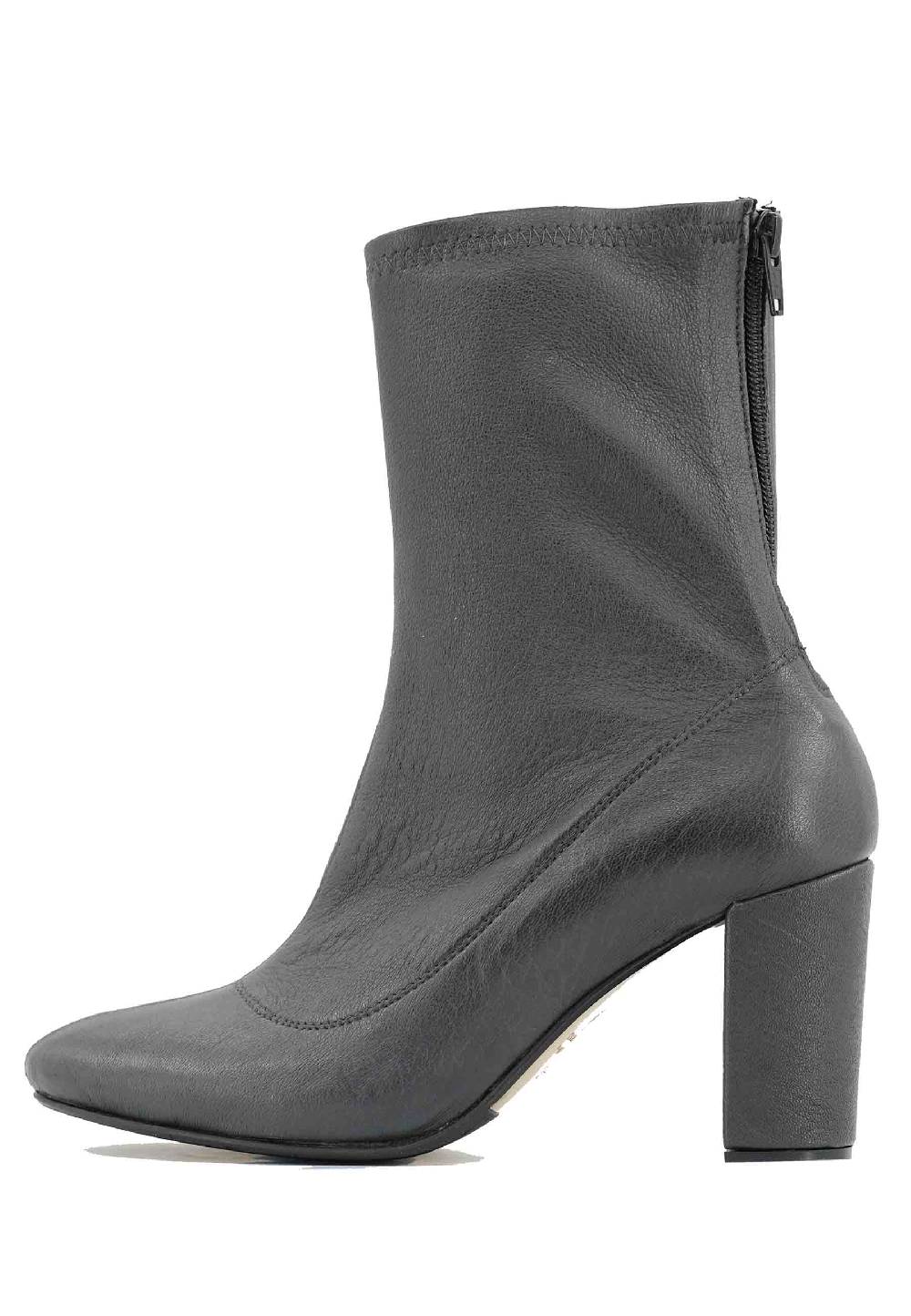 L'ARIANNA Stivaletti EL3002 in elasticizzato grigio con tacco alto Offerta Pasqua