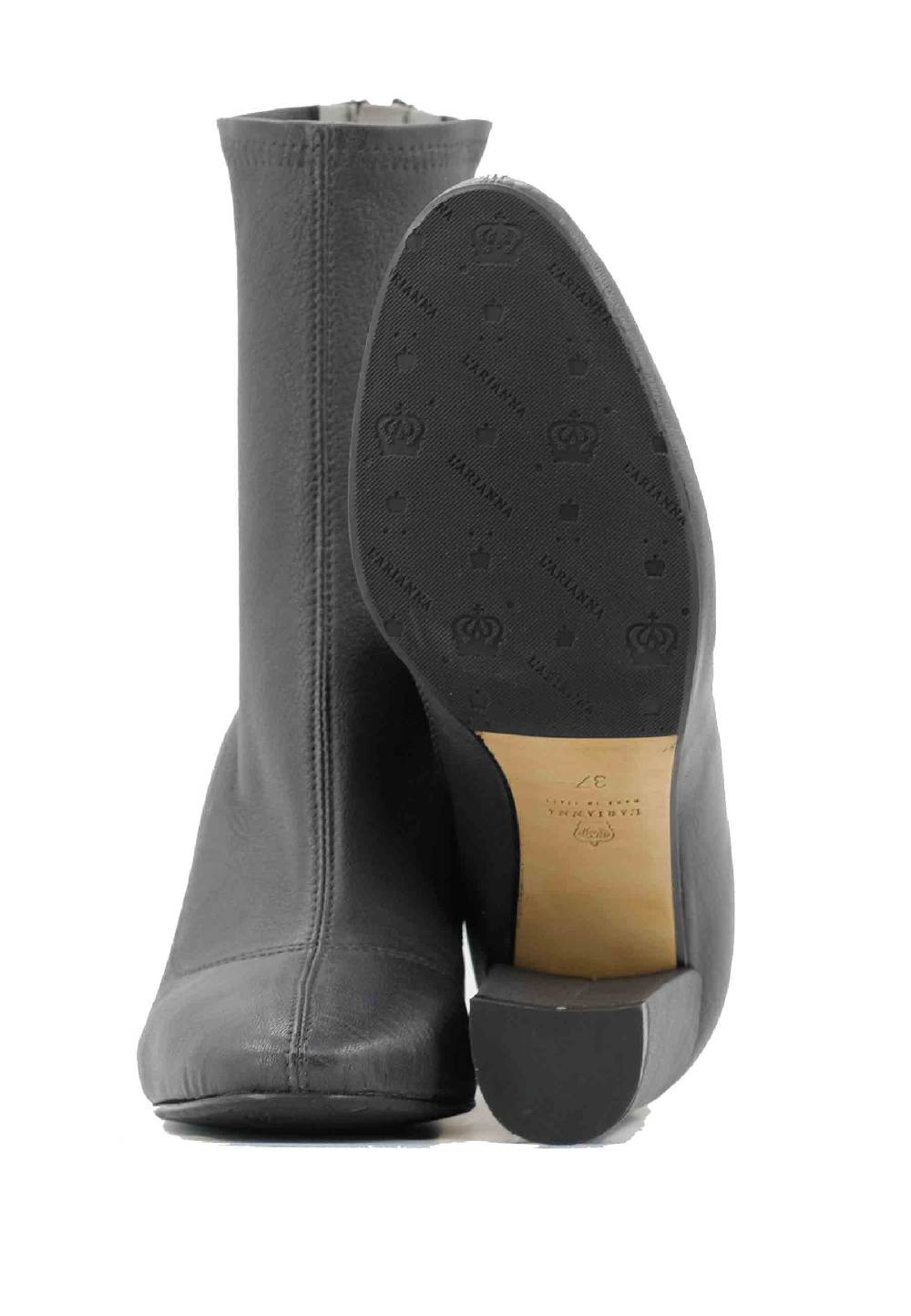L'ARIANNA Stivaletti EL3002 in elasticizzato grigio con tacco alto Offerta Pasqua