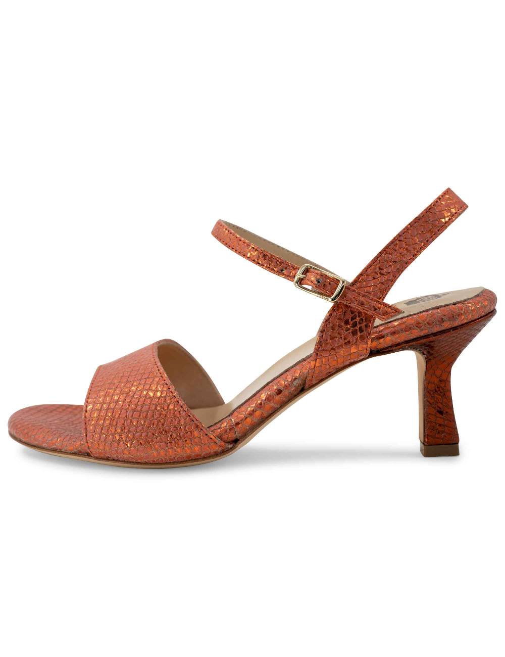 L'ARIANNA sandali ds1510/rt in tessuto stampato laminato color Aragosta l'arianna Duty-free