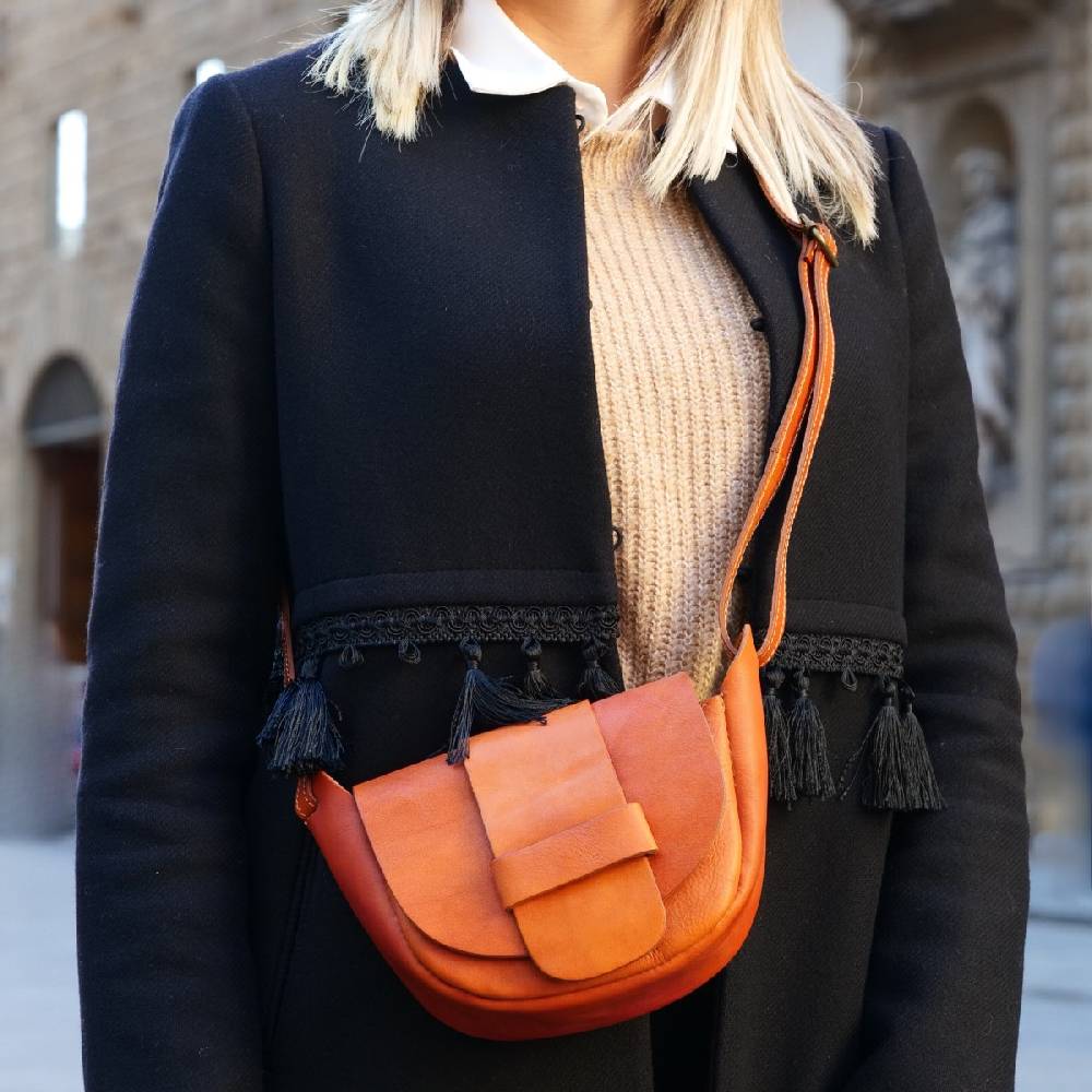 Lartigiano Del Cuoio Minibag artigianale da donna in morbida pelle Made in Italy Vendita Calda