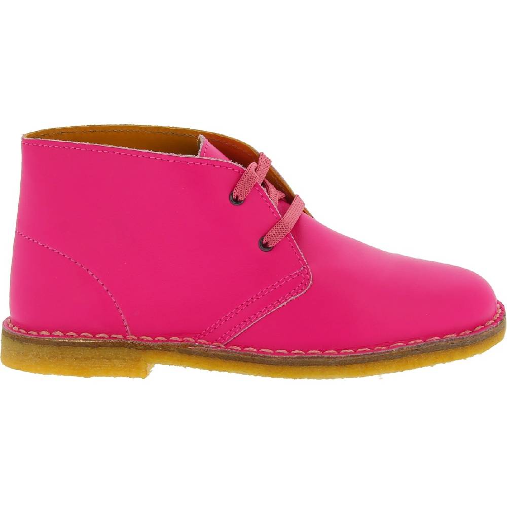 Lartigiano Del Cuoio Polacchine da bambina in pelle fucsia fatte a mano in Italia Negozi Online