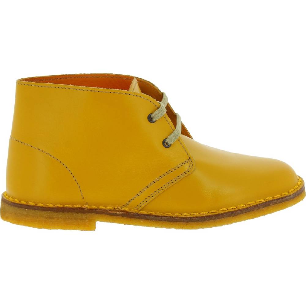 Lartigiano Del Cuoio Polacchine pelle da bambino color giallo fatte a mano in Italia Fino Al -60%