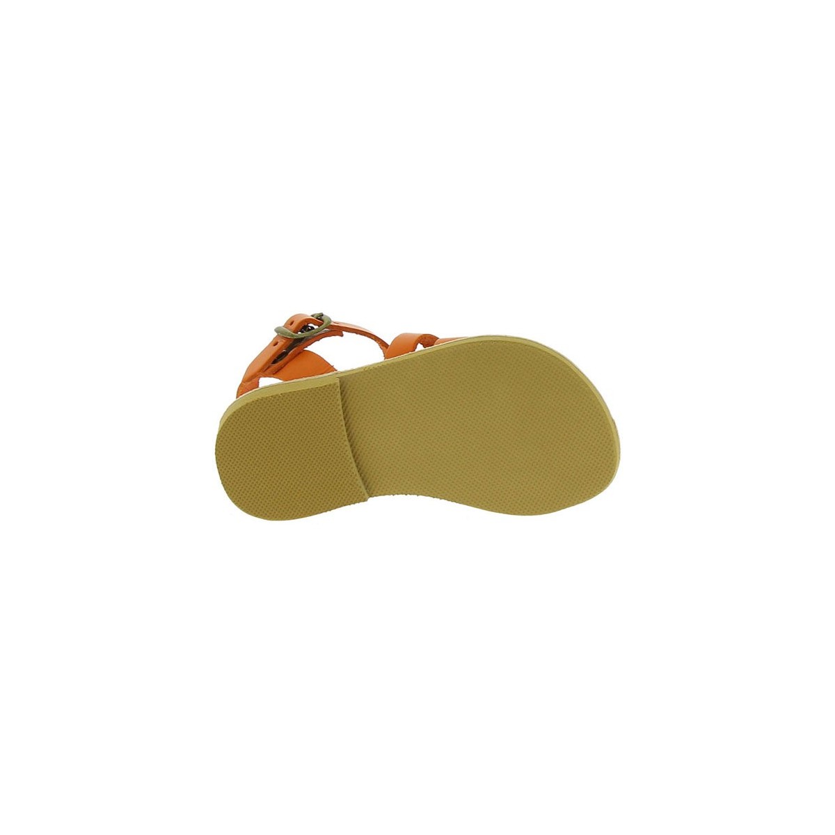 Lartigiano Del Cuoio Sandalo da bambino in pelle di vitello arancione chiusura con fibbia Shopping Online