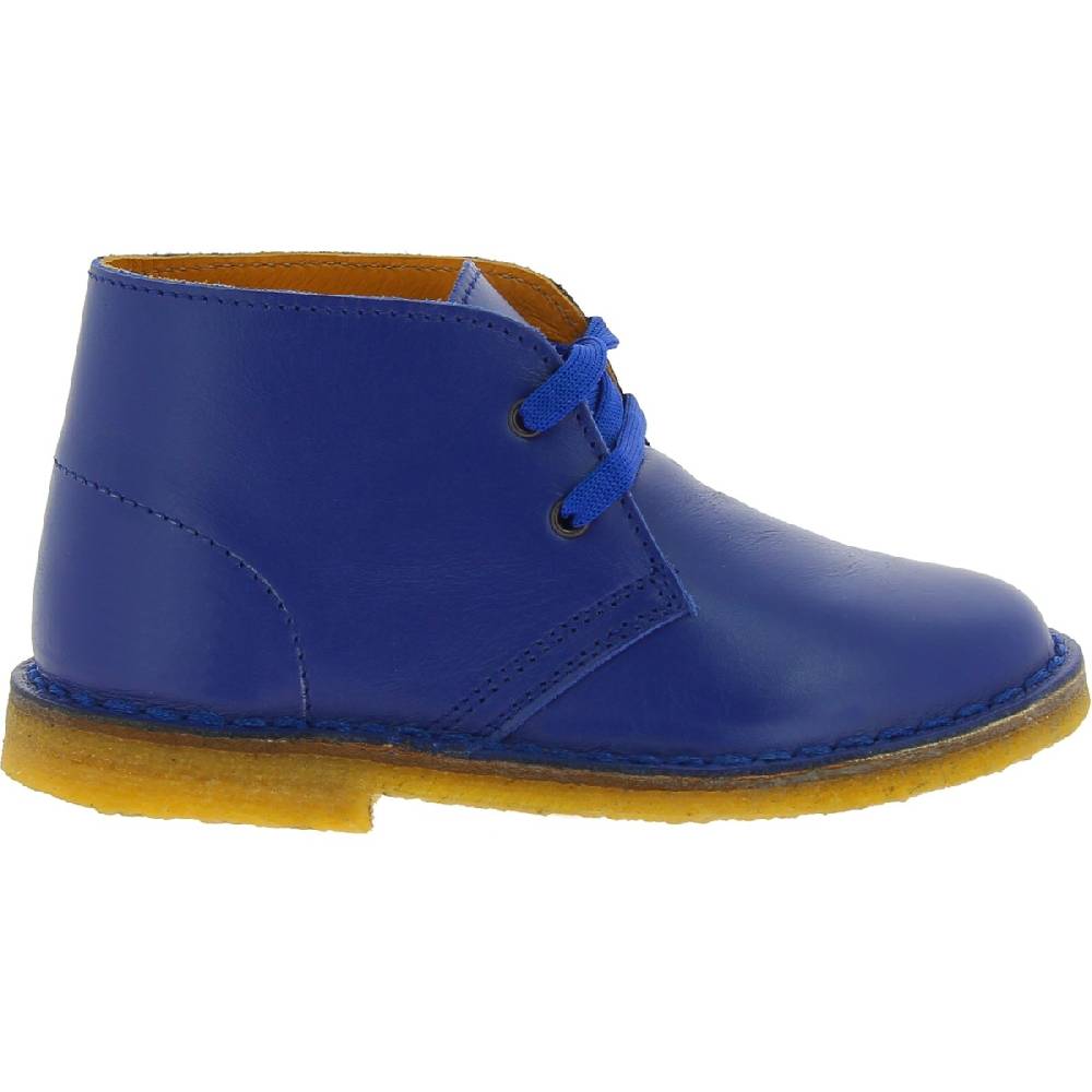 Lartigiano Del Cuoio Polacchine bambino bambina in vera pelle blu fatte a mano in Italia Prezzo Ridotto