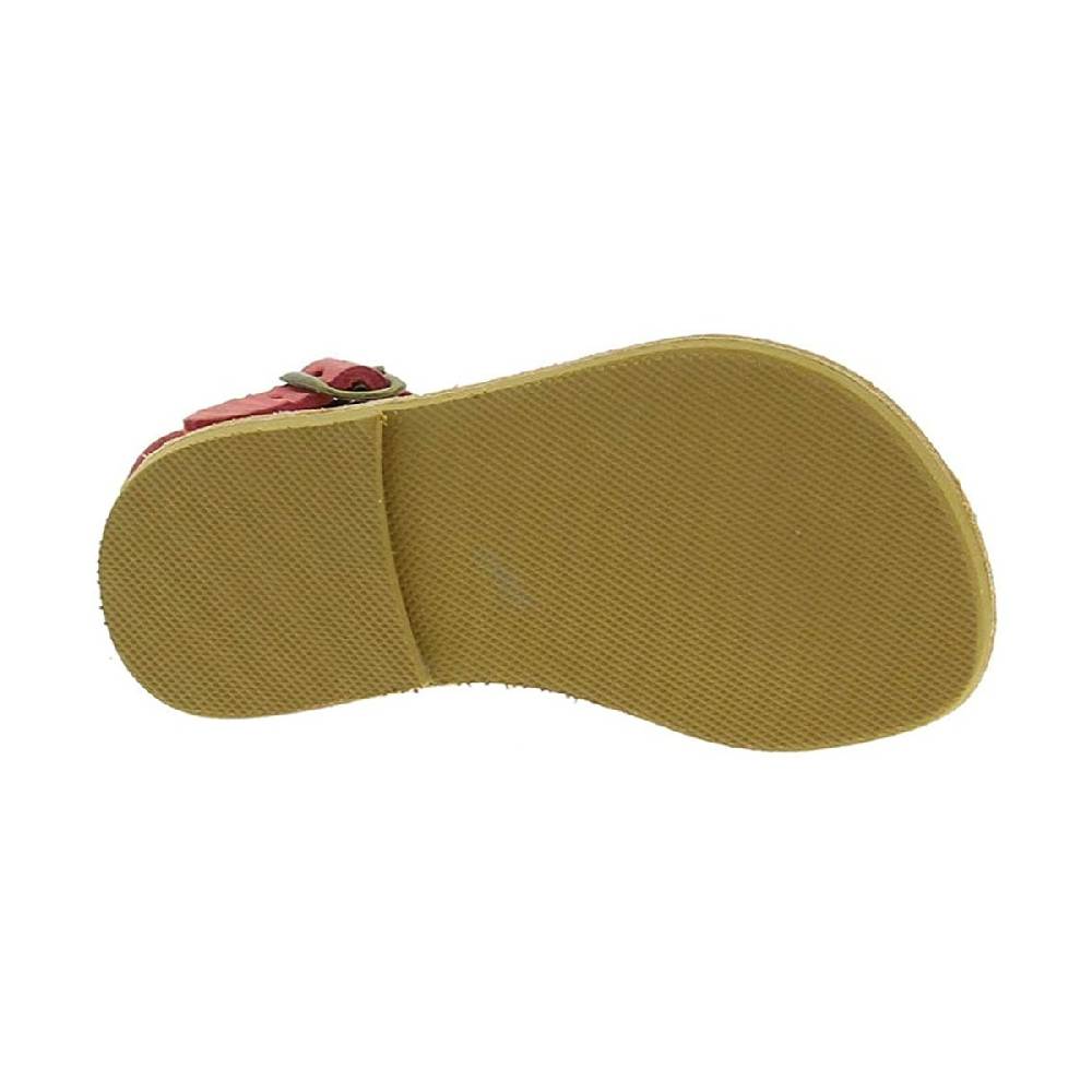 Lartigiano Del Cuoio Sandali intrecciati da bambina in pelle nubuck rosa chiaro chiusura con fibbia Sottocosto