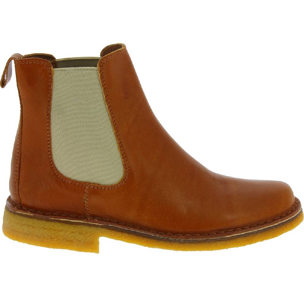 Lartigiano Del Cuoio Stivaletti chelsea donna in pelle marrone e suola in para artigianali Convenienza
