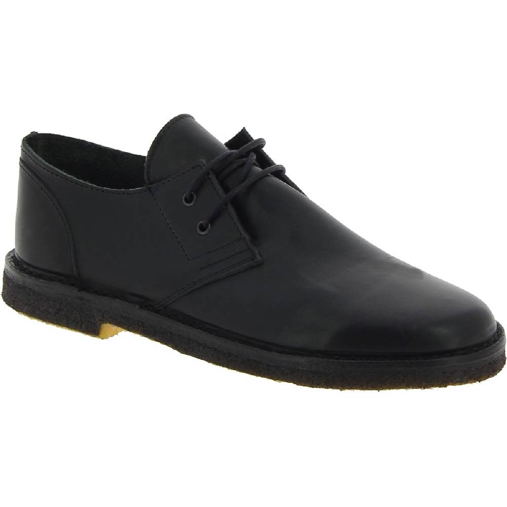 Lartigiano Del Cuoio Scarpe basse da uomo in pelle nera fatte a mano in Italia Offerta