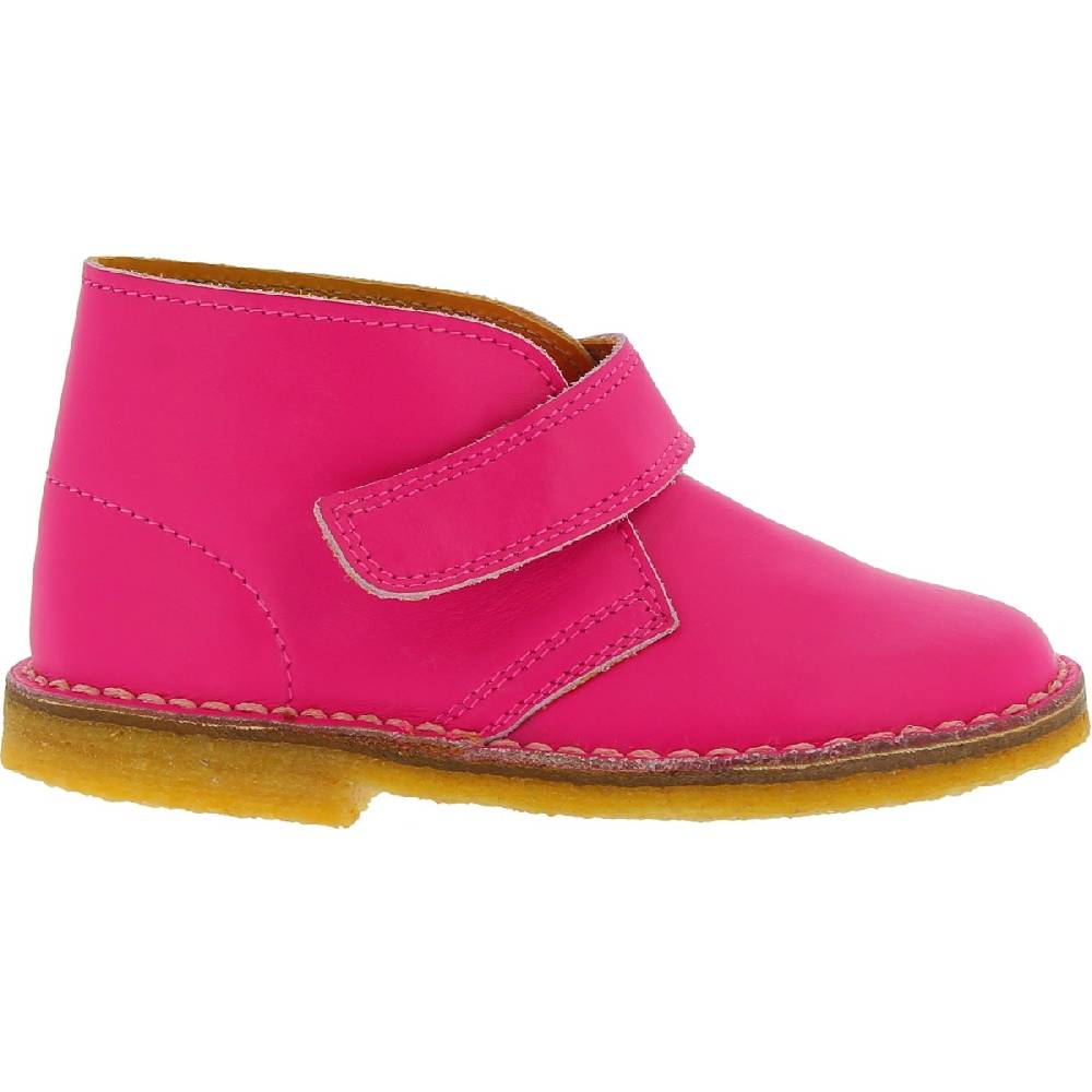 Lartigiano Del Cuoio Scarponcini da bambina in vera pelle rosa fatti a mano in Italia Vendite Flash