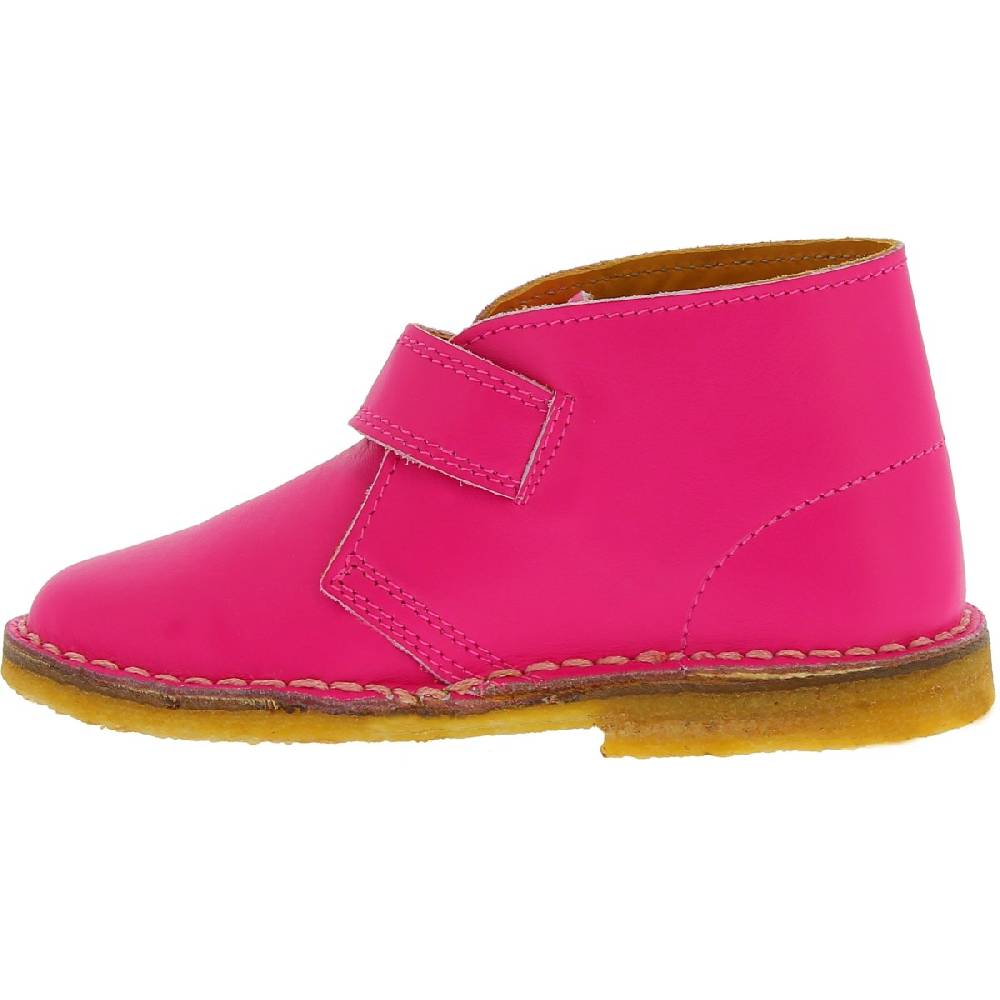 Lartigiano Del Cuoio Scarponcini da bambina in vera pelle rosa fatti a mano in Italia Vendite Flash