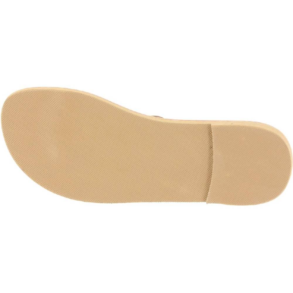 Lartigiano Del Cuoio Sandali infradito slip-on da uomo in pelle nabuk nude fatti a mano Italy