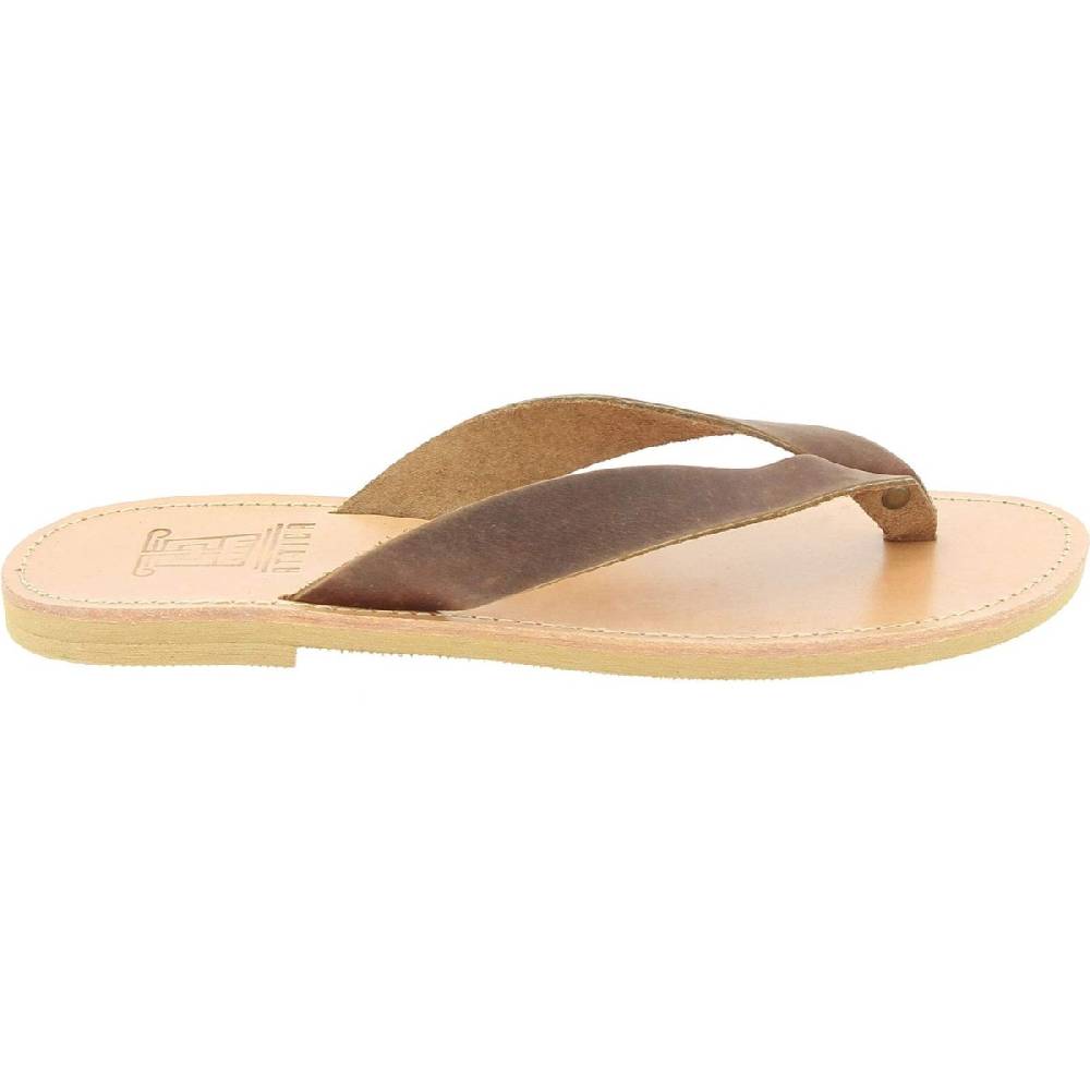 Lartigiano Del Cuoio Infradito uomo in nubuck testa di moro handmade in Greece Italia
