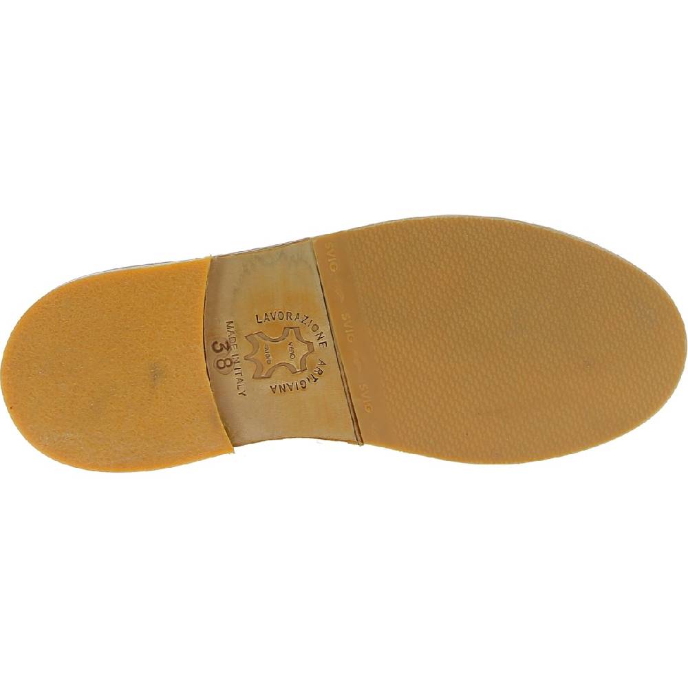Lartigiano Del Cuoio Scarpe basse da donna in pelle marrone fatte a mano in Italia Qualità