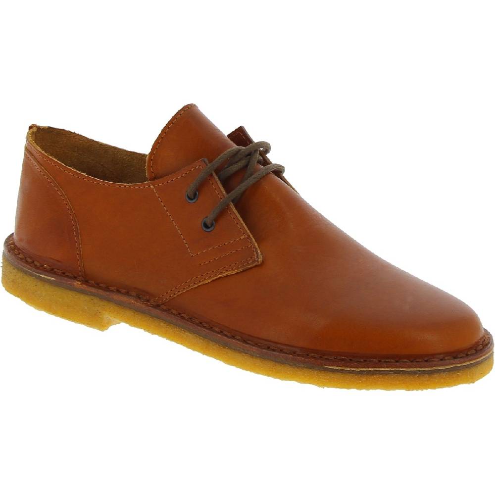 Lartigiano Del Cuoio Scarpe basse da uomo in pelle marrone fatte a mano in Italia Vendita
