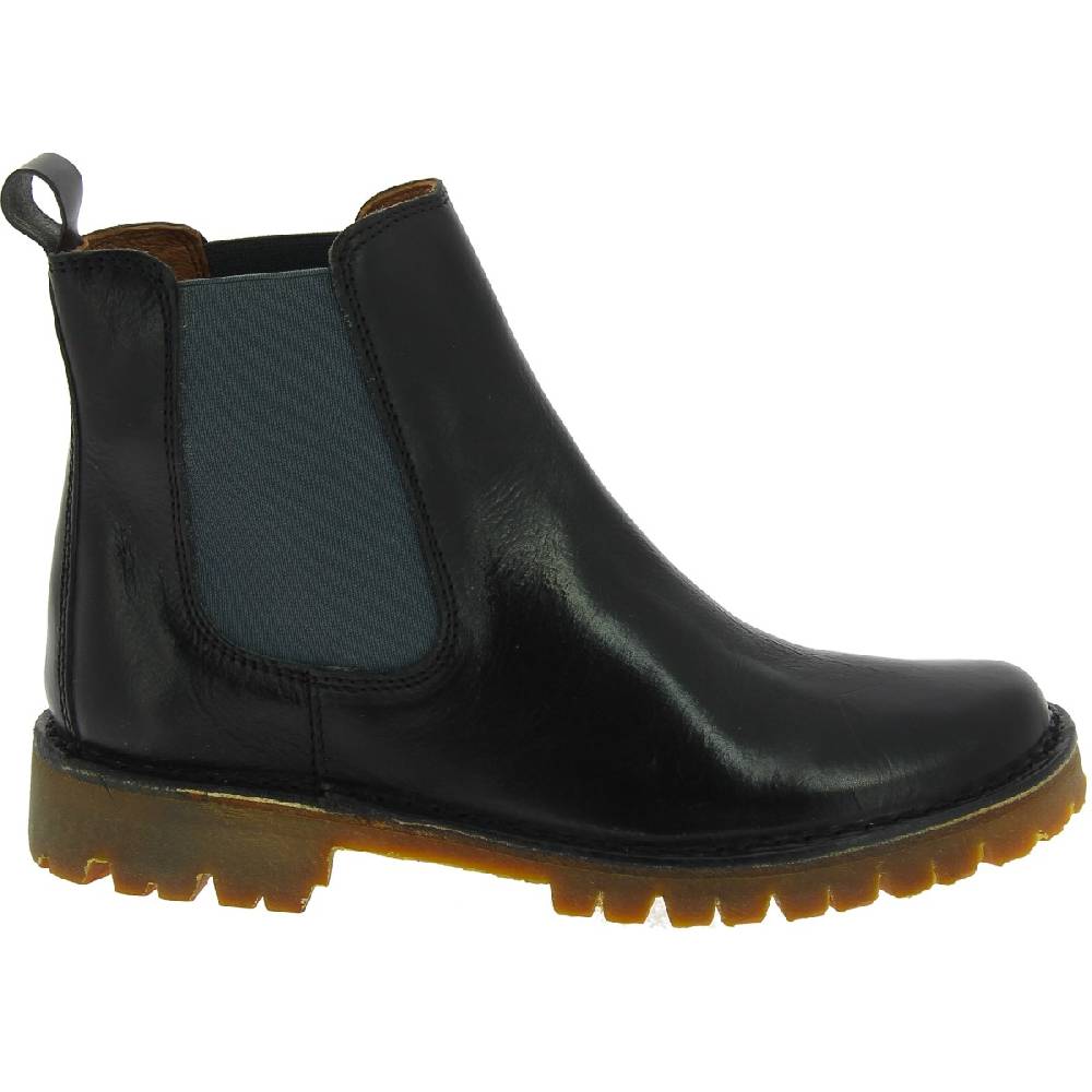 Lartigiano Del Cuoio Stivaletti chelsea donna neri in pelle con suola Vibram artigianali Qualità Garantita