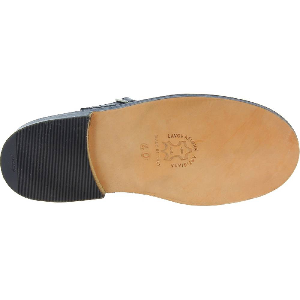 Lartigiano Del Cuoio Scarpe occhio di bue da adulto in pelle nera fatte a mano in Italia Negozi Online