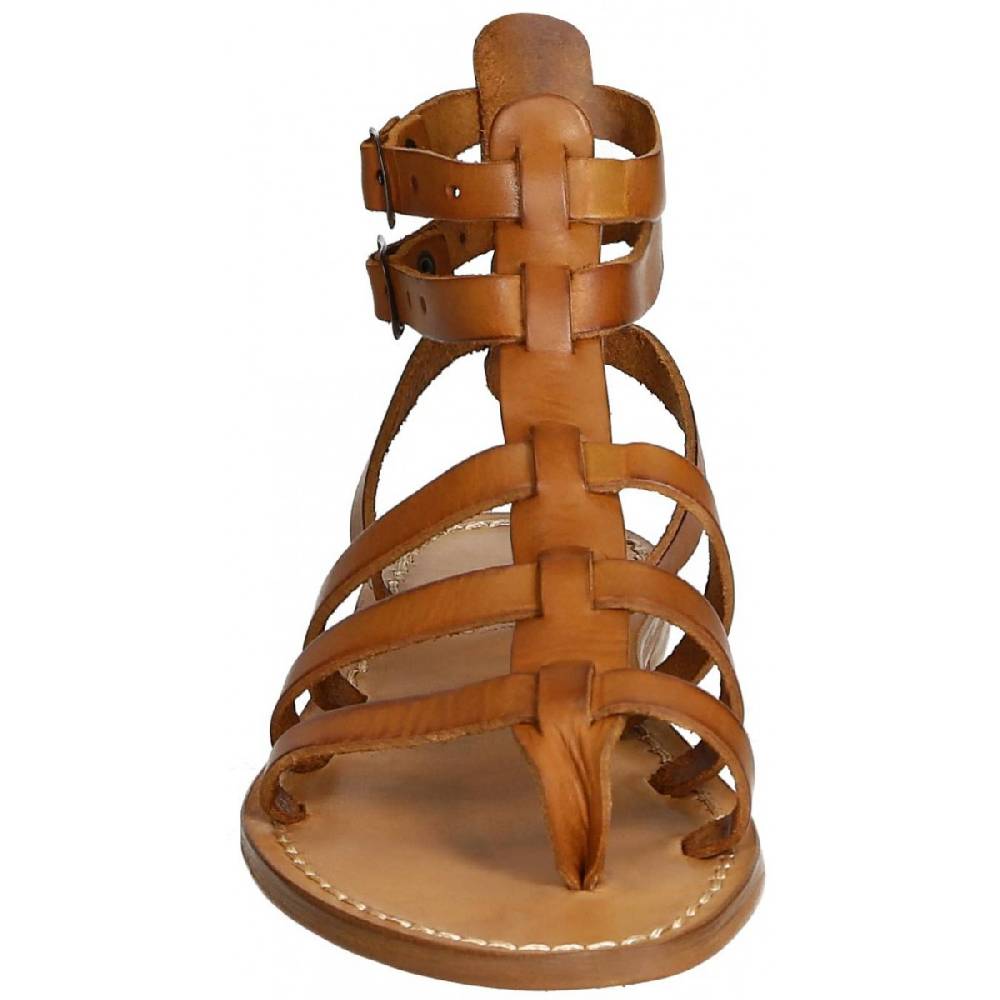Lartigiano Del Cuoio Sandali gladiatore in pelle colore cuoio antico fatti a mano in Italia Affare Del Giorno