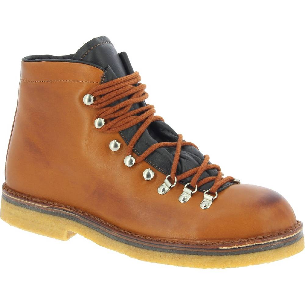 Lartigiano Del Cuoio Stivale da montagna uomo color cuoio suola in caucciù