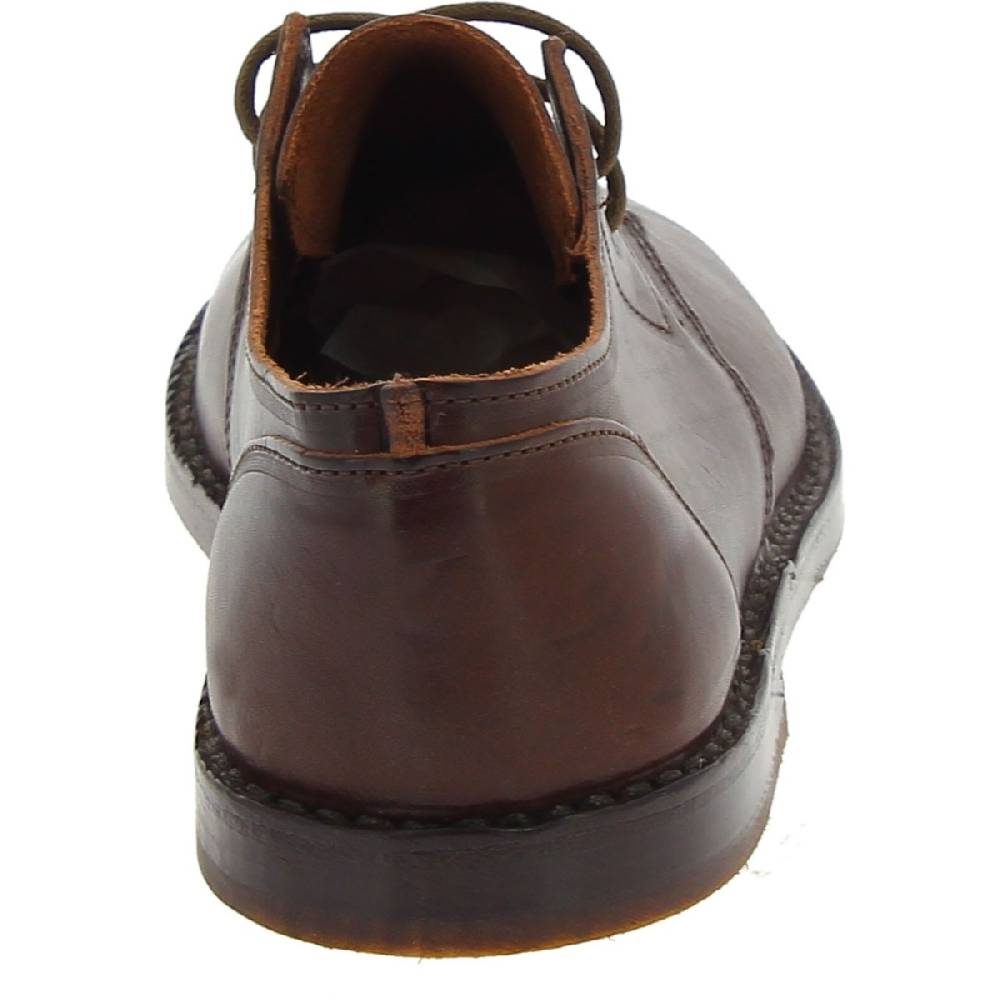 Lartigiano Del Cuoio Scarpe basse da uomo in pelle marrone scuro fatte a mano in Italia Qualità Garantita