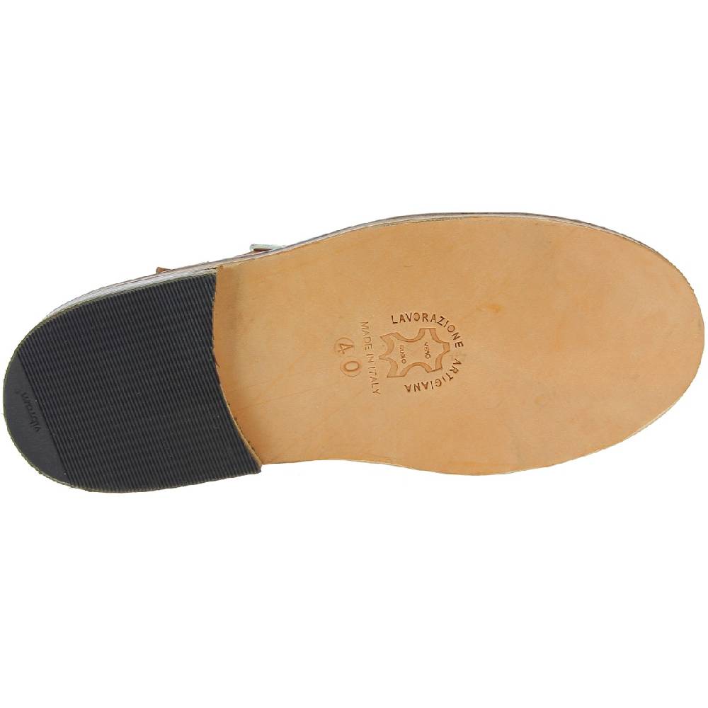 Lartigiano Del Cuoio Scarpe con occhietti per adulti in pelle marrone fatte a mano in Italia Promozione Limitata