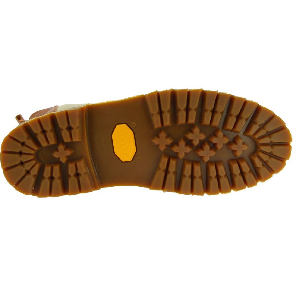 Lartigiano Del Cuoio Stivaletto beatles donna in pelle marrone e suola Vibram Negozi Online