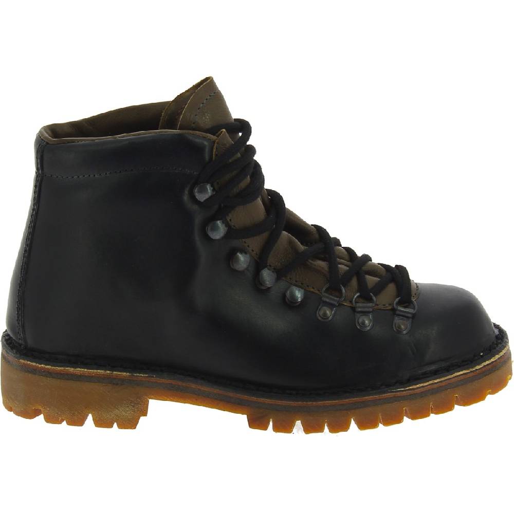 Lartigiano Del Cuoio Stivale da montagna donna fashion color nero artigianale Fino Al -60%
