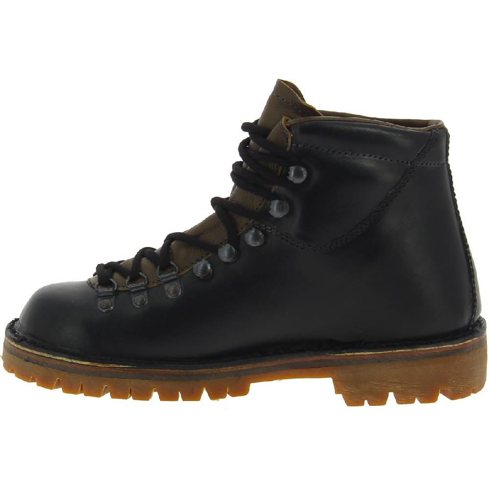 Lartigiano Del Cuoio Stivale da montagna donna fashion color nero artigianale Fino Al -60%