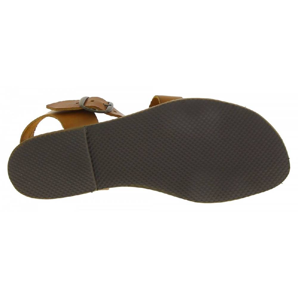 Lartigiano Del Cuoio Sandali alla francescana donna in pelle color cuoio artigianali Promozione